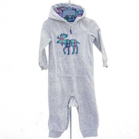 Carter Other - 4@15 Toddler warm and fuzzy coveralls EUC